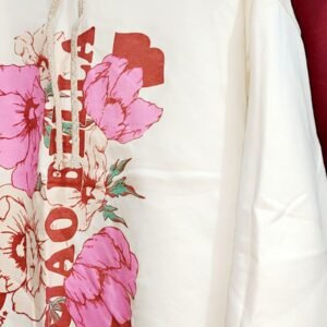 Buzo capucha algodón estampado